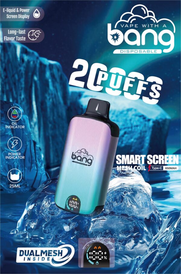 Bang 20000 Puffs Dual Mesh 雙網拋棄式電子煙