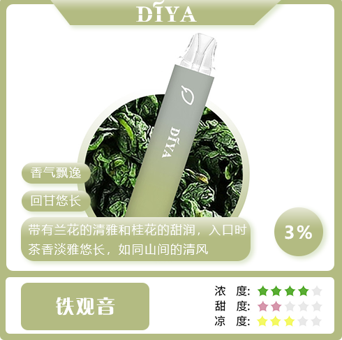 Diya 7500 Puffs 拋棄式電子煙 產品口圖 Diya 7500 Puffs 拋棄式電子煙|大容量小煙 台灣現貨正品