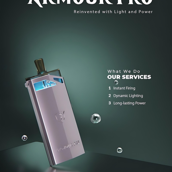 SAMURAI ARMOUR PRO 將軍鎧甲註油主機 發光小煙套裝 1500mAh