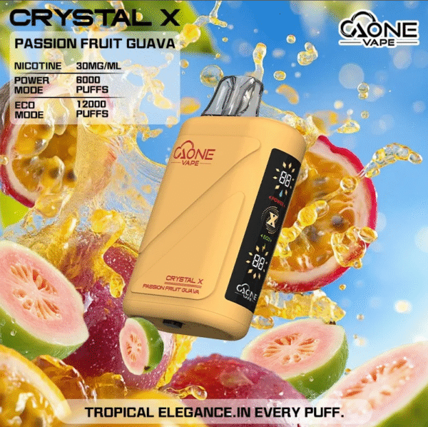 AONE Crystal X 水晶二代｜12000口一次性拋棄式電子煙・高續航新標準
