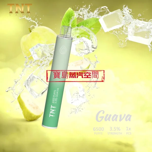 TNT 6500 PUFFS 拋棄式電子煙：3.5% 尼古丁強勁來襲，開啟長效蒸汽體驗